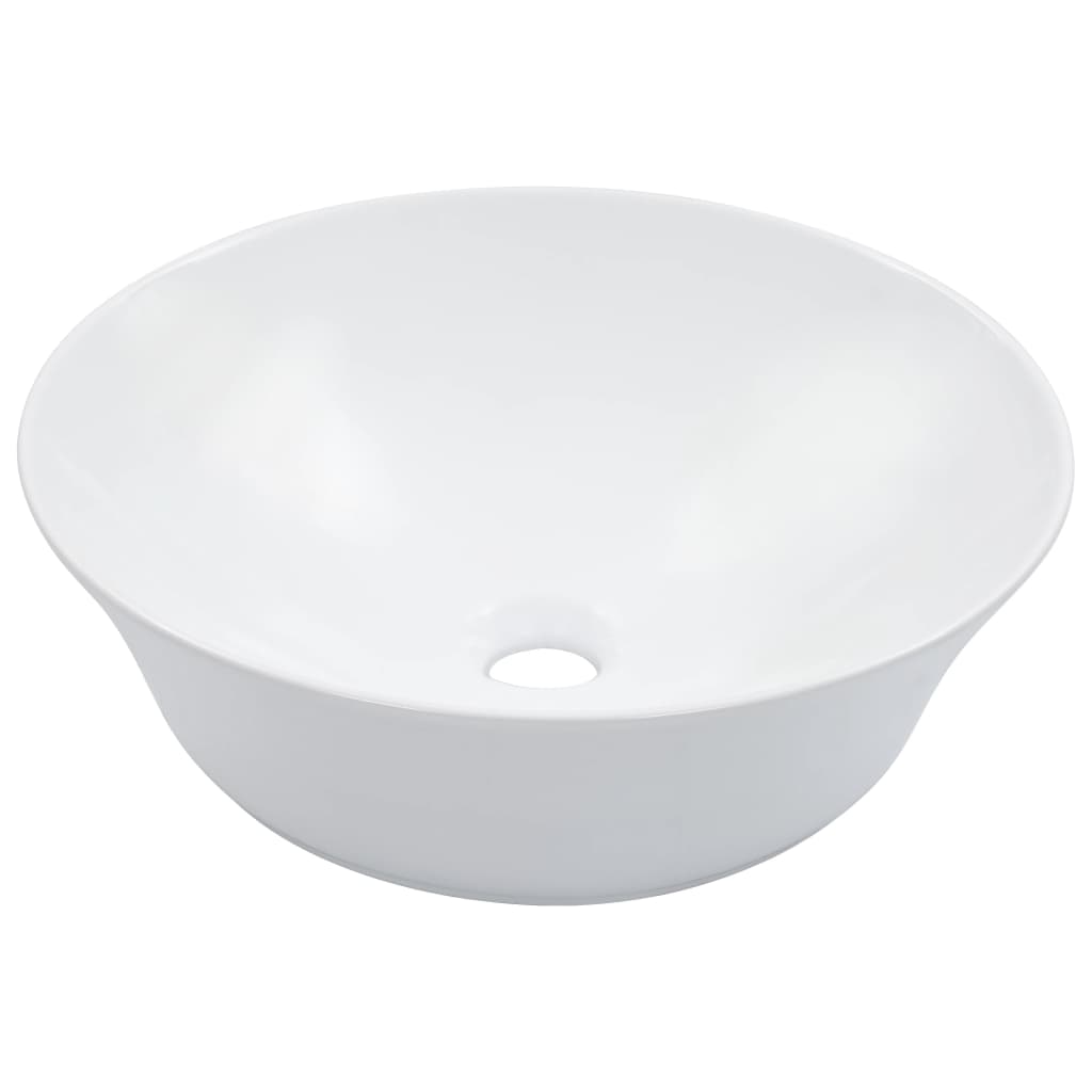 vidaXL Wash Basin 41x12.5 cm Ceramic White