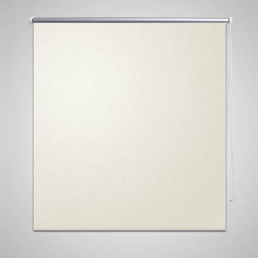 Roller blind blackout 140 x 230 cm off white