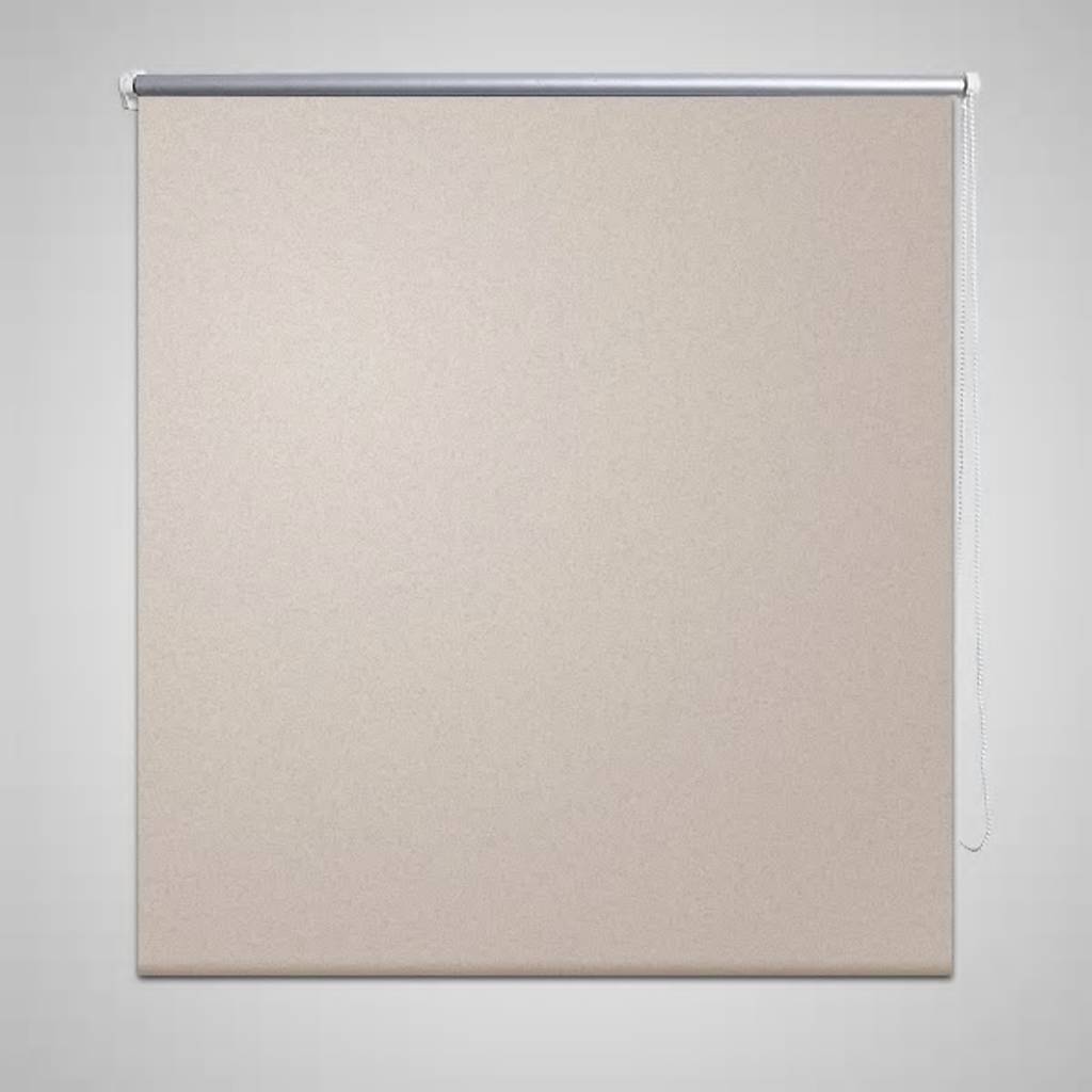 Roller Blind Blackout 140 x 230 cm Beige