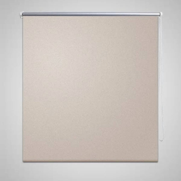 Roller Blind Blackout 140 x 230 cm Beige