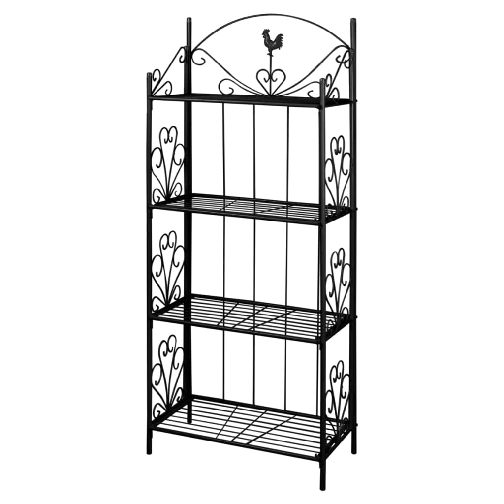 Plant Rack Square Black