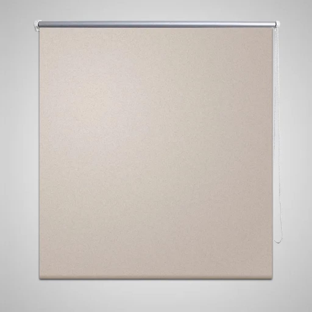 Roller Blind Blackout 40 x 100 cm Beige