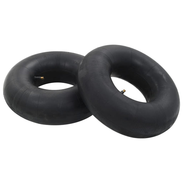 vidaXL Wheelbarrow Inner Tubes 2 pcs 15x6.00-6 Rubber