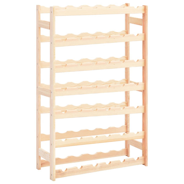 vidaXL Wine Rack for 42 Bottles Pinewood