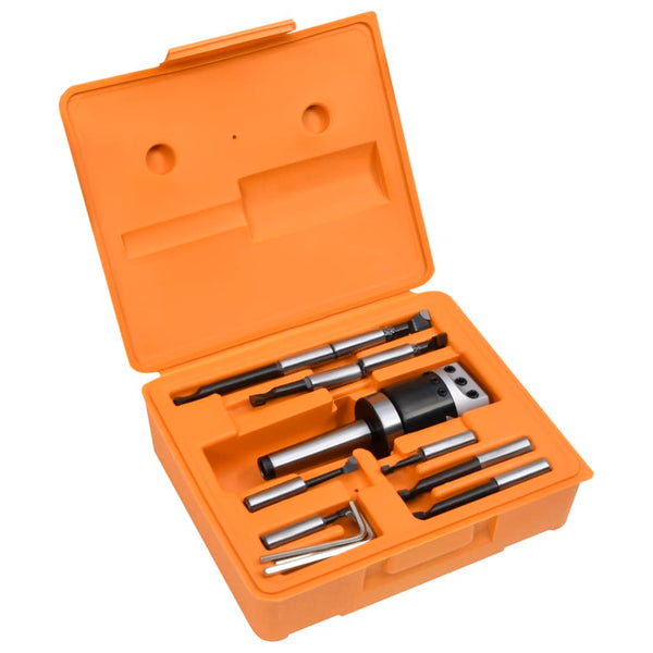 vidaXL 15 Pieces Boring Tool Set 50 mm Boring Head MT3-F1-12