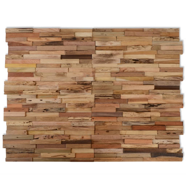 vidaXL Wall Cladding Panels 10 pcs 1.03 mÂ² Recycled Teak Wood