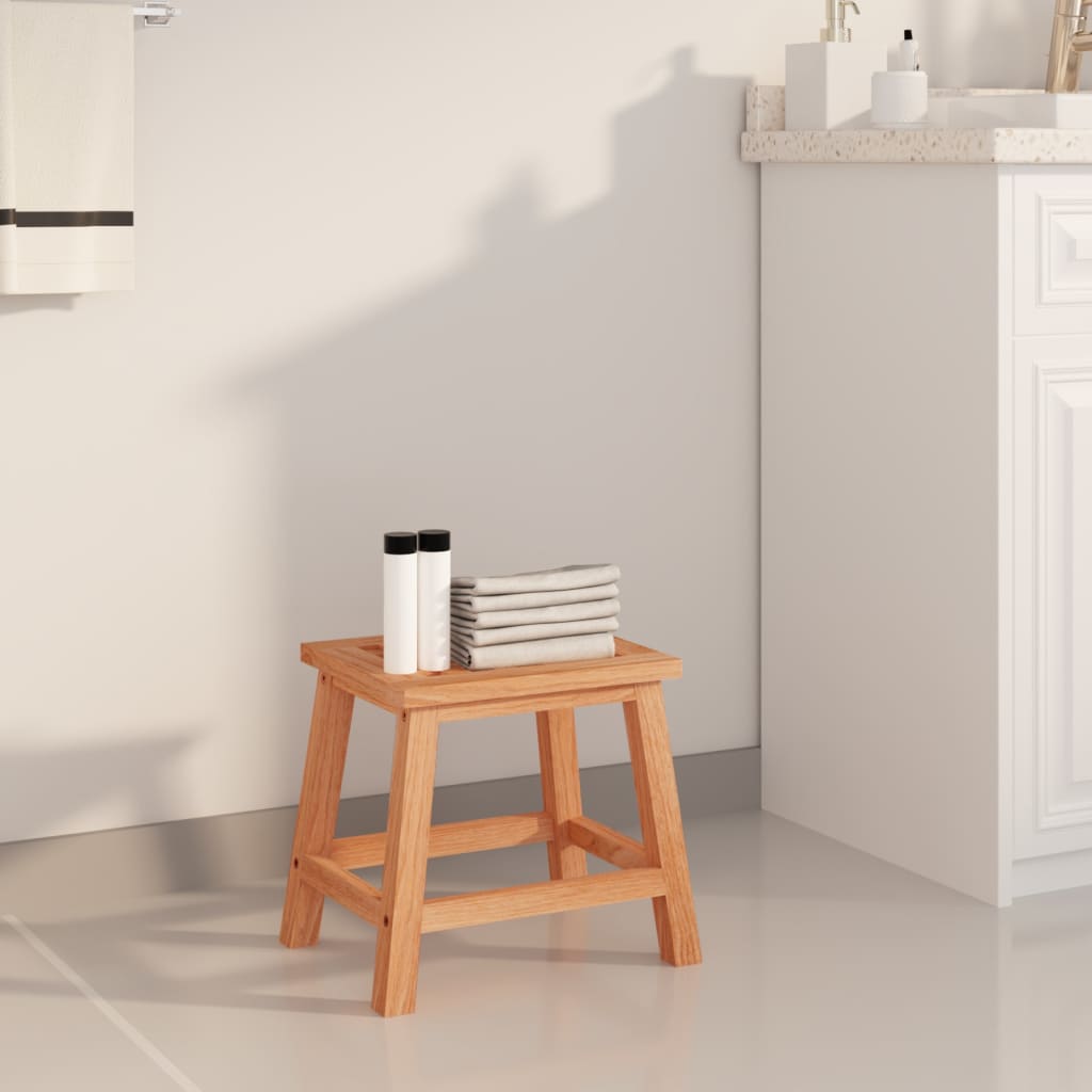 vidaXL Step Stool 29x22.5x25.5 cm Solid Wood Walnut