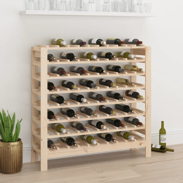 vidaXL Wine Rack 109.5x30x107.5 cm Solid Wood Pine