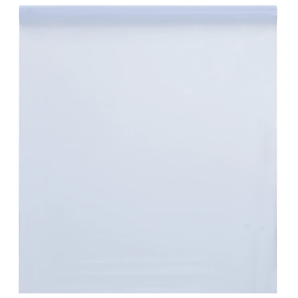 vidaXL Window Film Static Frosted Transparent White 60x500 cm PVC