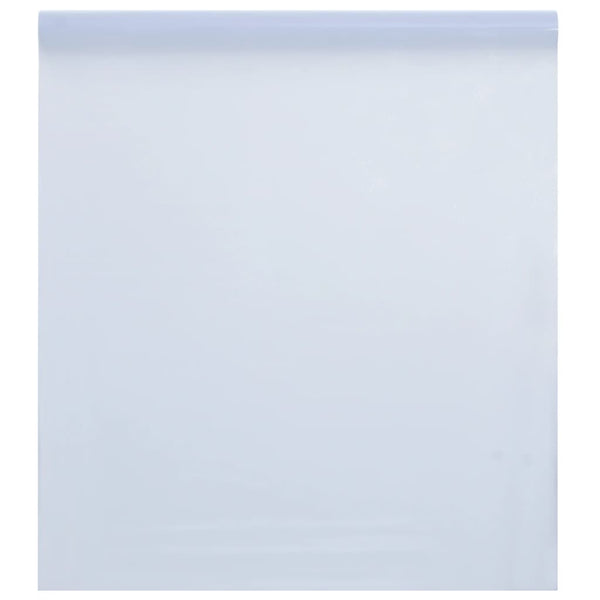 vidaXL Window Film Static Frosted Transparent White 60x500 cm PVC