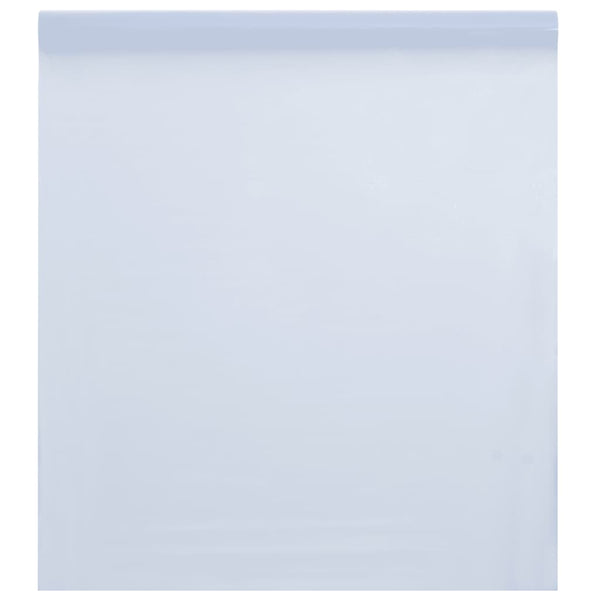 vidaXL Window Film Static Frosted Transparent White 90x1000 cm PVC