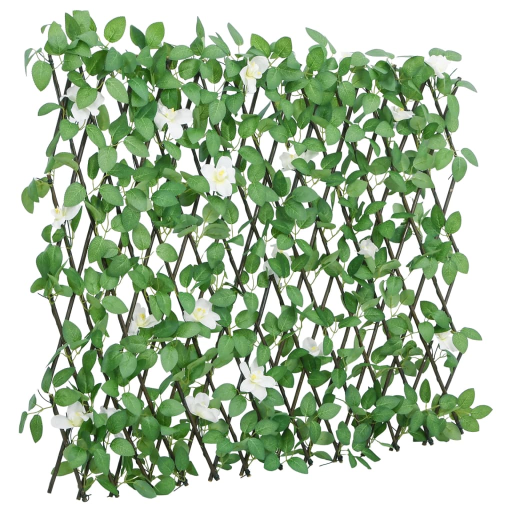 vidaXL Artificial Ivy Trellis Expandable Green 186x30 cm