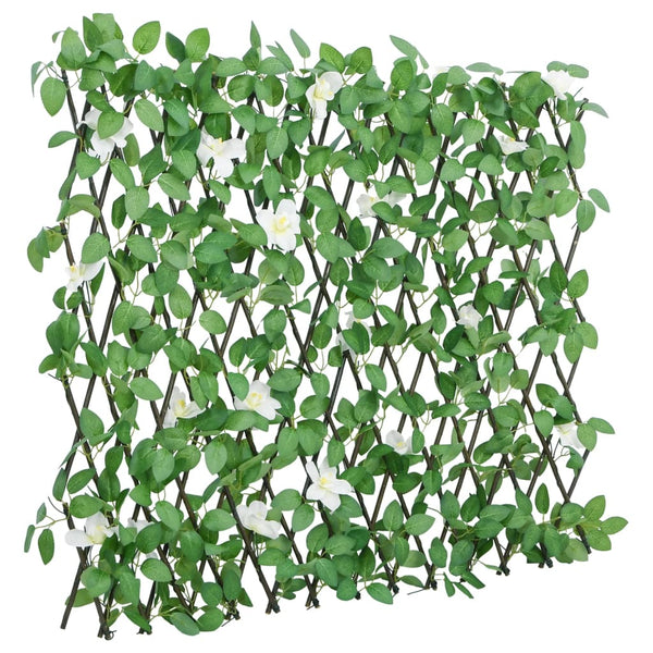 vidaXL Artificial Ivy Trellis Expandable Green 186x30 cm