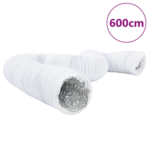 vidaXL Ventilation Duct Aluminium and PVC 6 m Ã˜10 cm