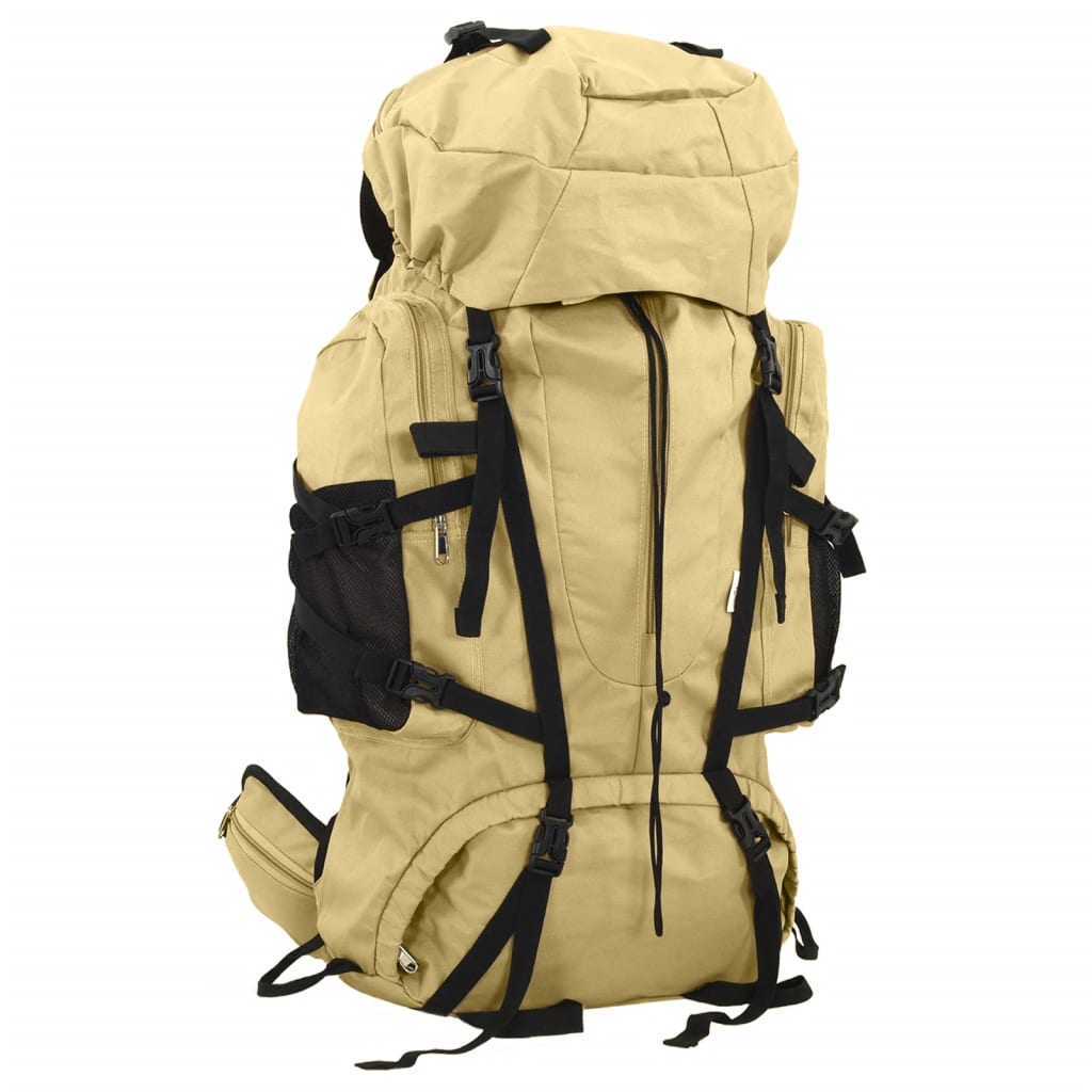 vidaXL Hiking Backpack Khaki 60 L Oxford Fabric