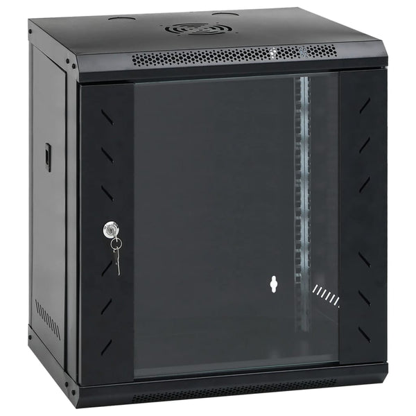 vidaXL 12U Wall Mounted Network Cabinet 19" IP20 53x40x60 cm