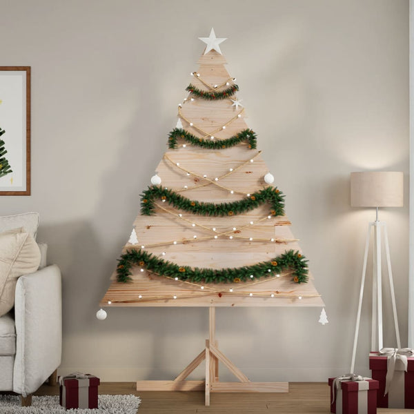 vidaXL Wooden Christmas Tree for Decoration 180 cm Solid Wood